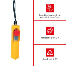 Télécommande pour palan électrique à câble (série WEH)