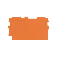 Plaque d'extrémité et intermédiaire de 0,8 mm d'épaisseur, orange