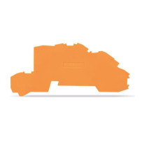 Plaque d'extrémité et intermédiaire de 0,8 mm d'épaisseur, orange