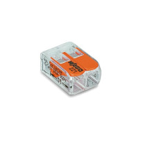 MINI BORNE DE CONNEXION À LEVIER 2 x 0.2 - 4 mm² POUR TOUT TYPE DE CÂBLE