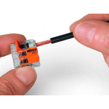 MINI BORNE DE CONNEXION À LEVIER 3 x 0.2 - 4 mm² POUR TOUT TYPE DE CÂBLE