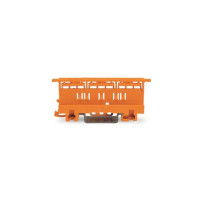 ADAPTATEUR DE FIXATION - SÉRIE 221 - 4 mm² - POUR MONTAGE SUR RAIL 35/MONTAGE PAR VIS - ORANGE