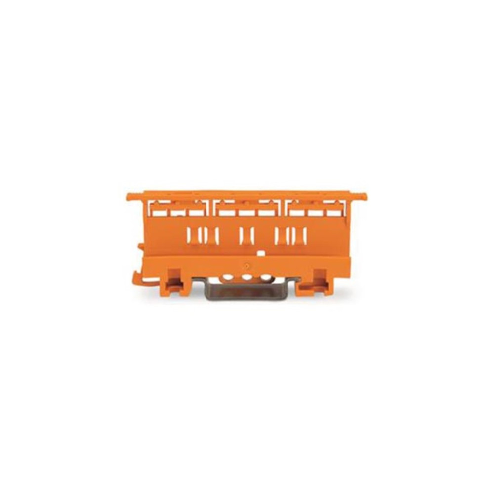 ADAPTATEUR DE FIXATION - SÉRIE 221 - 4 mm² - POUR MONTAGE SUR RAIL 35/MONTAGE PAR VIS - ORANGE