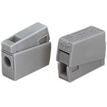 BORNE POUR LUMINAIRES, 2.5mm, 105°, GRIS