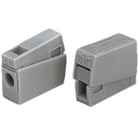 BORNE POUR LUMINAIRES, 2.5mm, 105°, GRIS