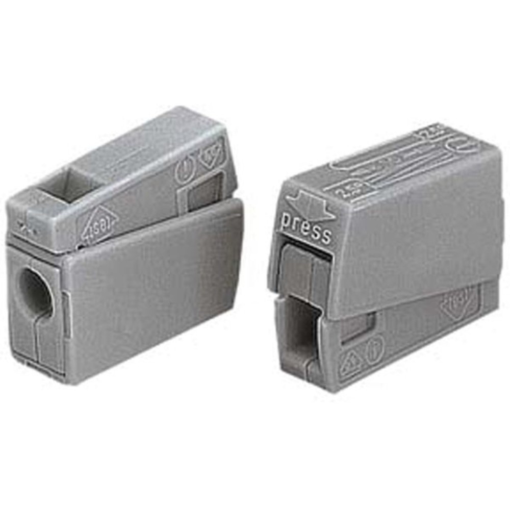BORNE POUR LUMINAIRES, 2.5mm, 105°, GRIS