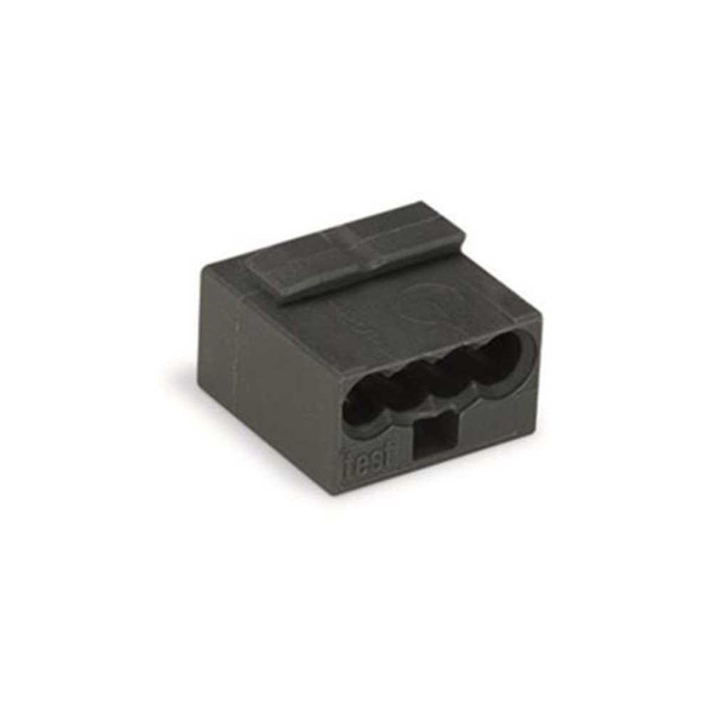 BORNE MICRO POUR BOÎTE DE DÉRIVATION 4 CONDUCTEURS, GRIS FONCÉ