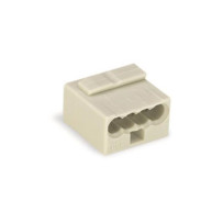 BORNE MICRO POUR BOÎTE DE DÉRIVATION 4 CONDUCTEURS, GRIS CLAIR