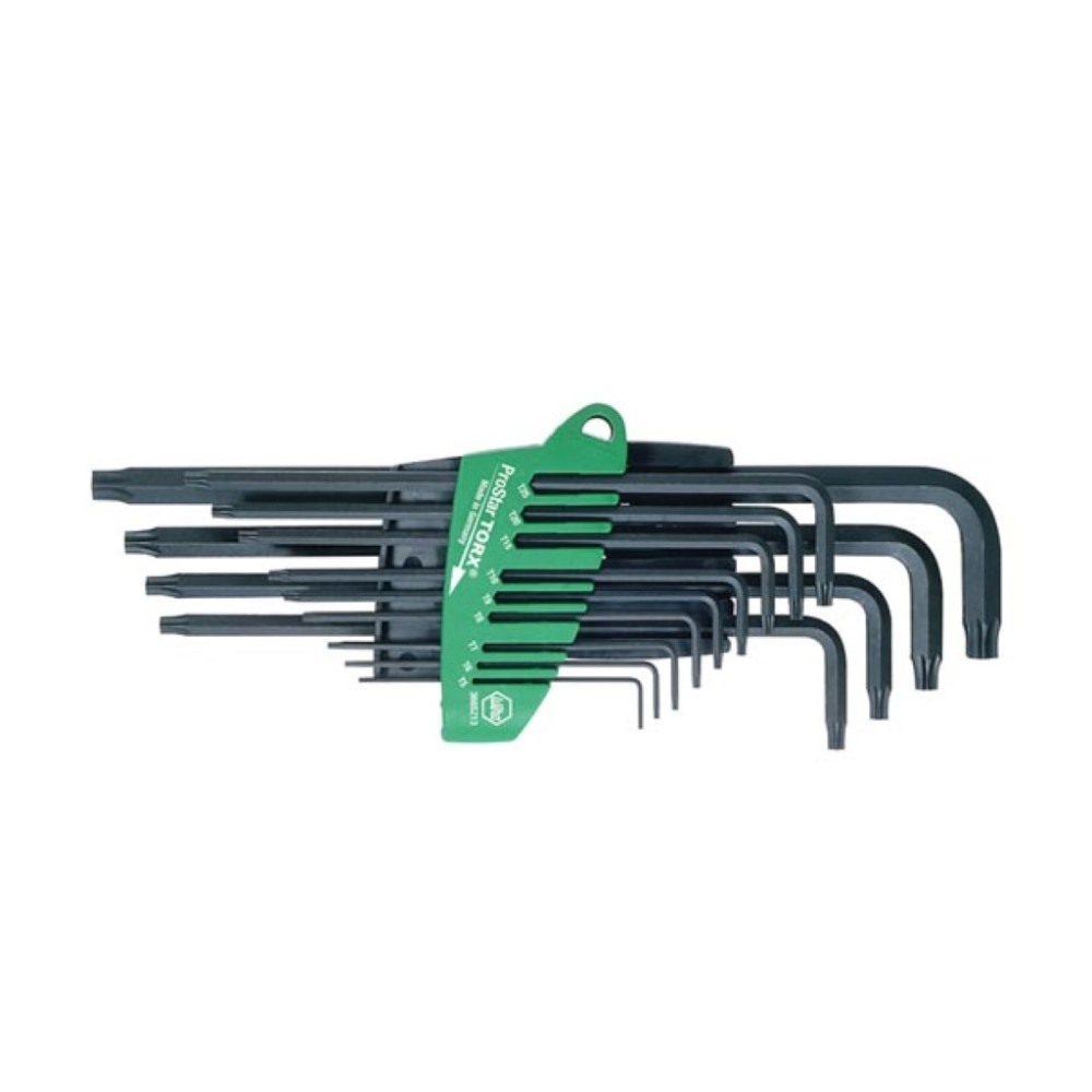 Wiha Jeu de clés mâles en étui ProStar TORX, 13 pcs, oxydé noir (24312)