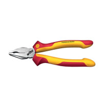 Wiha Pince universelle Professional electric avec DynamicJoint et OptiGrip avec taillant extra long sous blister (27418) 180 mm