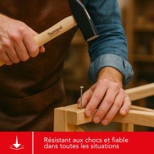 Marteau - manche en bois - 300 g