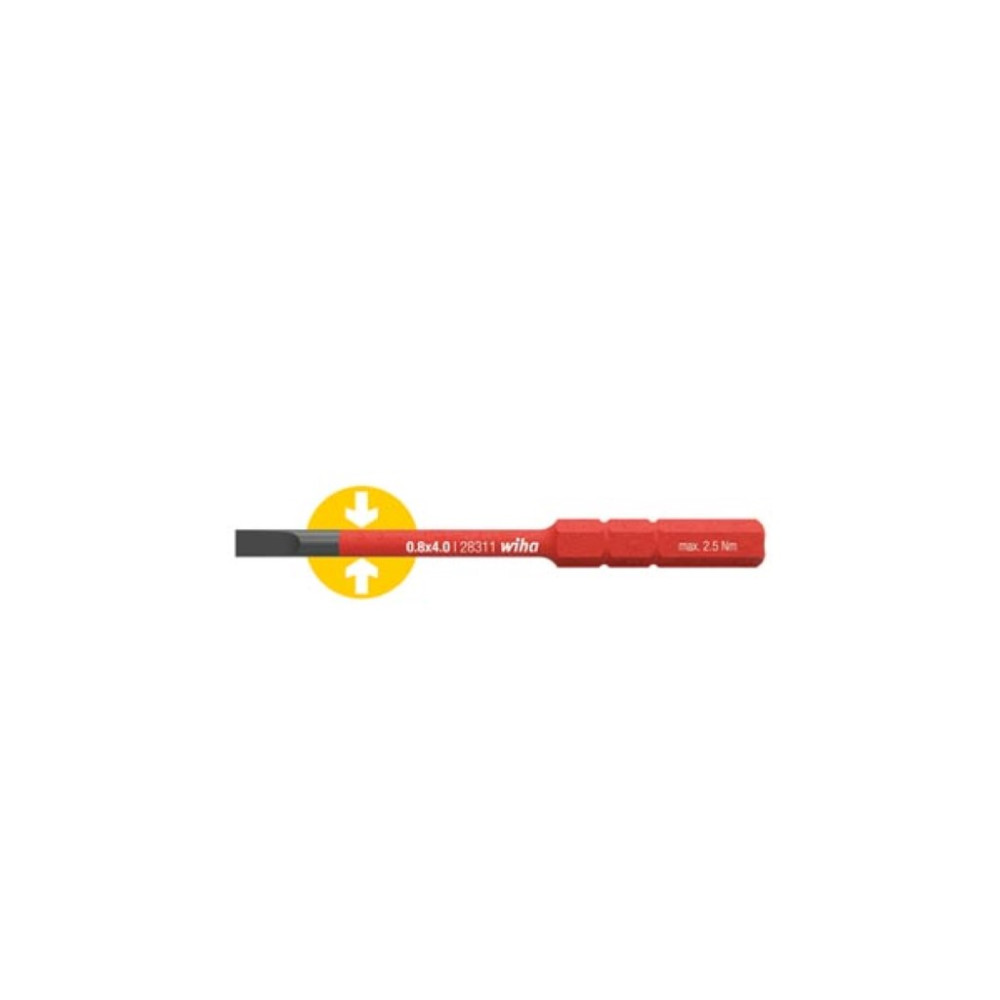 Wiha Embout slimBit electric Fente (34578) 2,5 mm x 75 mm