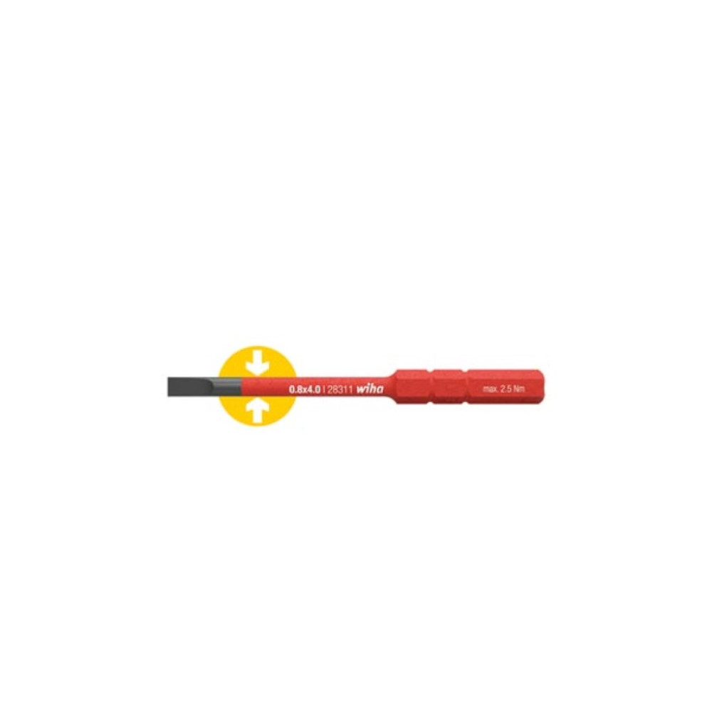 Wiha Embout slimBit electric Fente (41159) 3,5 mm x 75 mm