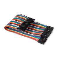 CÂBLE DE LIAISON 40 BROCHES 15 cm FEMELLE VERS FEMELLE (CÂBLE PLAT)