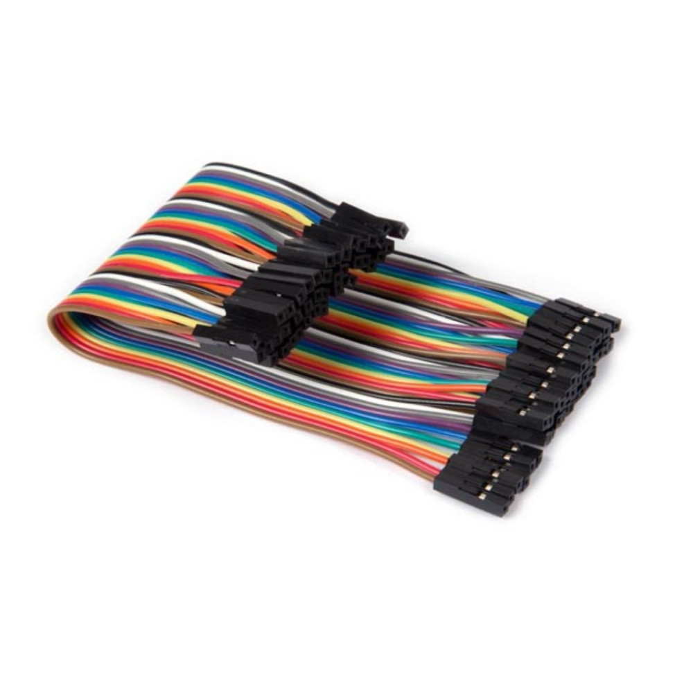 CÂBLE DE LIAISON 40 BROCHES 15 cm FEMELLE VERS FEMELLE (CÂBLE PLAT)