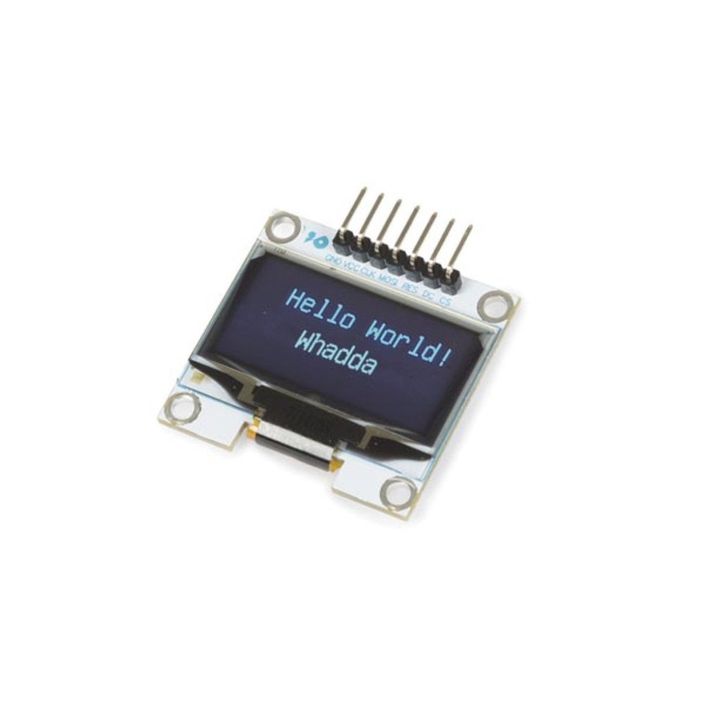 ÉCRAN OLED 1.3" POUR ARDUINO (DRIVER SH1106, SPI)