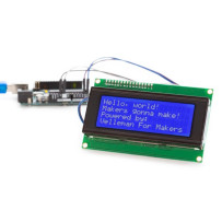MODULE LCD 20x4 I²C POUR ARDUINO - RÉTROÉCLAIRAGE BLEU