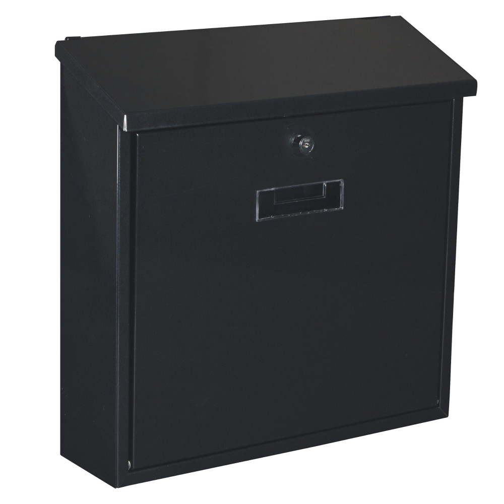 Boîte aux lettres - Monaco - noir - 36,8 x 36,5 x 10 cm