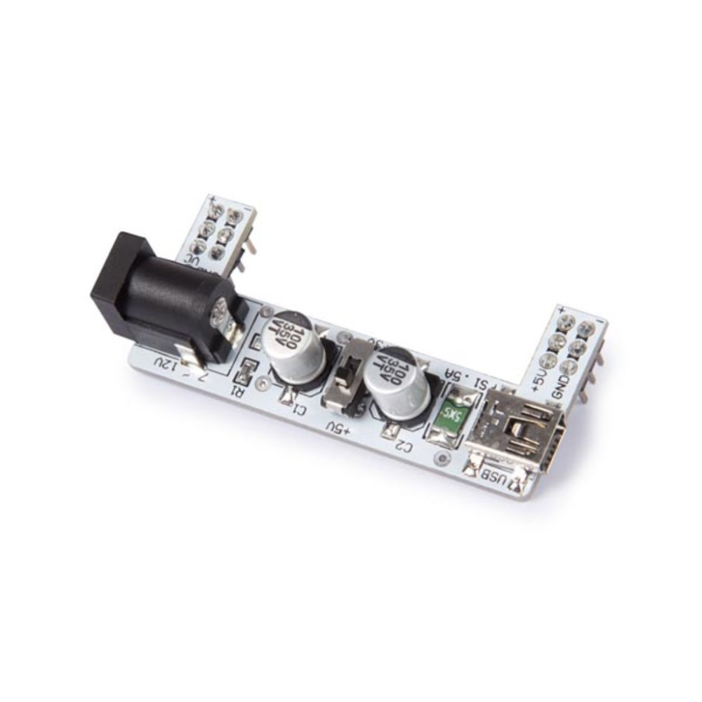 MODULE D'ALIMENTATION POUR BREADBOARD -  2 CANAUX - 3.3 V /