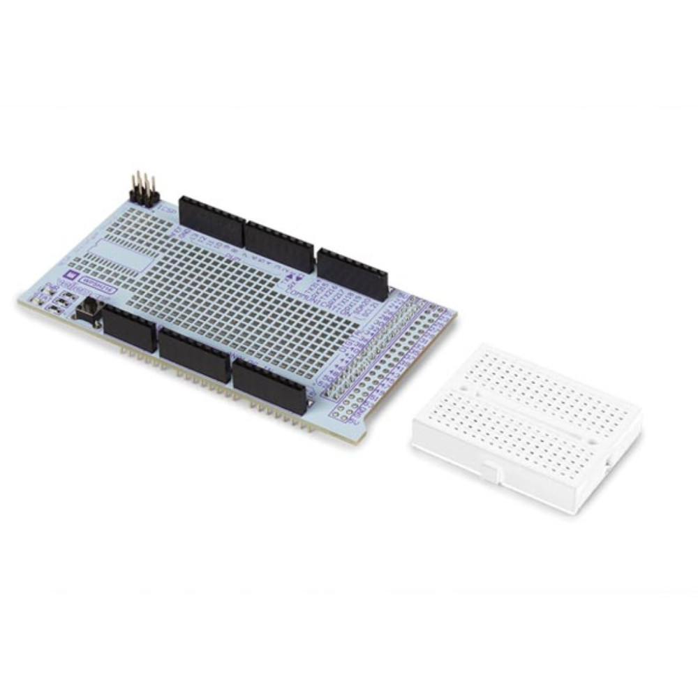 PROTOSHIELD CARTE DE PROTOTYPAGE AVEC MINI PLATINE D'ESSAI POUR ARDUINO MEGA