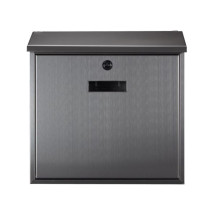 Boîte aux lettres - Monaco - inox - 36,5 x 36,8 x 10 cm