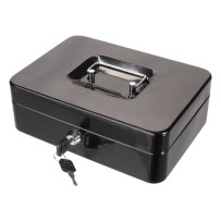 Coffret à monnaie, avec plateau pour pièces en euros, 18 x 25 x 9 cm
