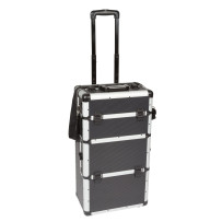 MALLETTE TROLLEY EN ALUMINIUM - 370 x 270 x 670 mm - 66,9 L