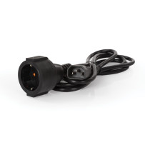 CÂBLE D'ALIMENTATION NOIR L1.8m