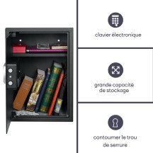 COFFRE-FORT ÉLECTRONIQUE - 50 x 35 x 31 cm - 43 L