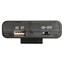 COUPLEUR DE 4 PILES R6 (AVEC CONNEXION USB) + INTERRUPTEUR