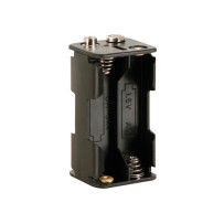 COUPLEUR DE 4 PILRES AA (LR6), AVEC CONTACTS A PRESSION