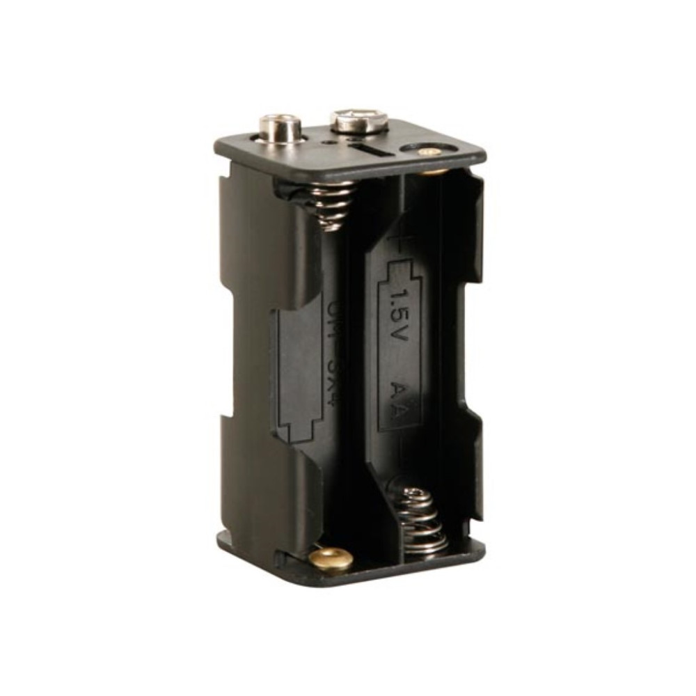 COUPLEUR DE 4 PILRES AA (LR6), AVEC CONTACTS A PRESSION