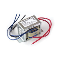 TRANFORMATEUR CHASSIS OUVERT 24 VA 2 x 12 V~ 1000 mA max.