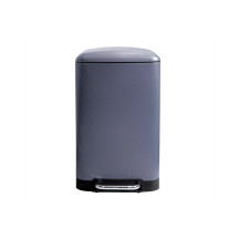 Poubelle urbaine - 30 l - Rectangulaire - Gris Anthracite
