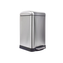Poubelle urbaine - 20 l - Carré - Brosse métallique