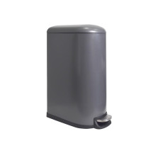 Poubelle urbaine - 40 l - Rectangulaire - Gris mat
