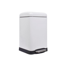 Poubelle urbaine - 20 l - Carré - Blanc mat