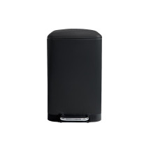 Poubelle urbaine - 30 l - Rectangulaire - Noir mat