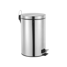 Poubelle à pédale - 14 l - Acier inoxydable