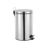 Poubelle à pédale - 14 l - Acier inoxydable