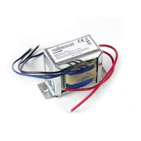 TRANFORMATEUR CHASSIS OUVERT 34 VA 2 x 12 V~ 1400 mA max.
