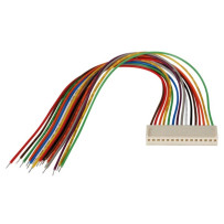 CONNECTEUR AVEC CABLE POUR CI - FEMELLE - 15 CONTACTS / 20cm
