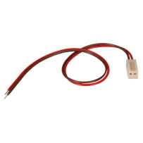 CONNECTEUR AVEC CABLE POUR CI - FEMELLE - 2 CONTACTS / 20cm