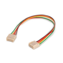 CONNECTEUR POUR CI, 2 x FEMELLE 5 BROCHES 2.54 mm + 20 cm - AVEC FILETAGE