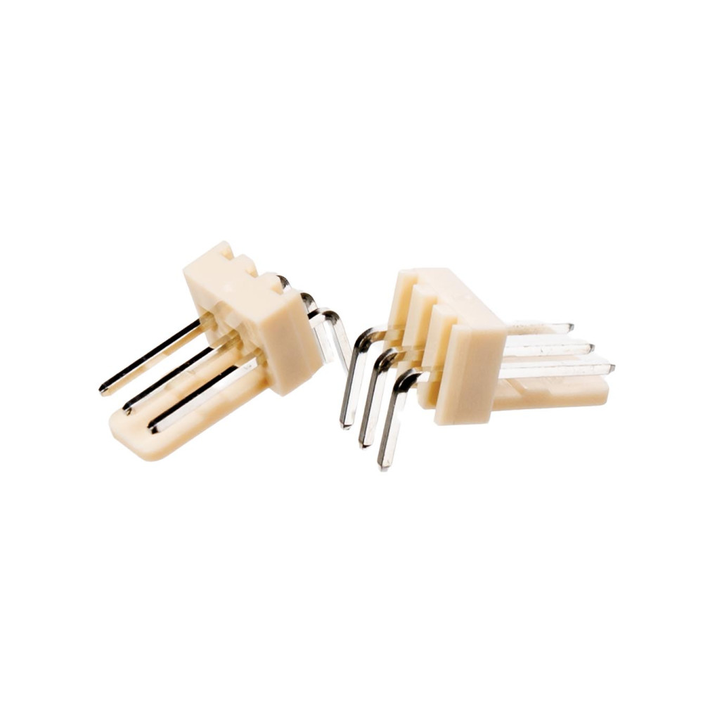 CONNECTEUR COUDE AVEC CABLE POUR CI - MALE - 3 CONTACTS