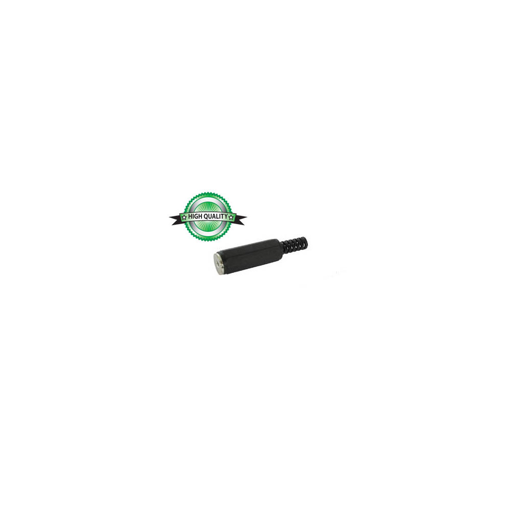 JACK FEMELLE 2.5mm MONO PLASTIQUE NOIR