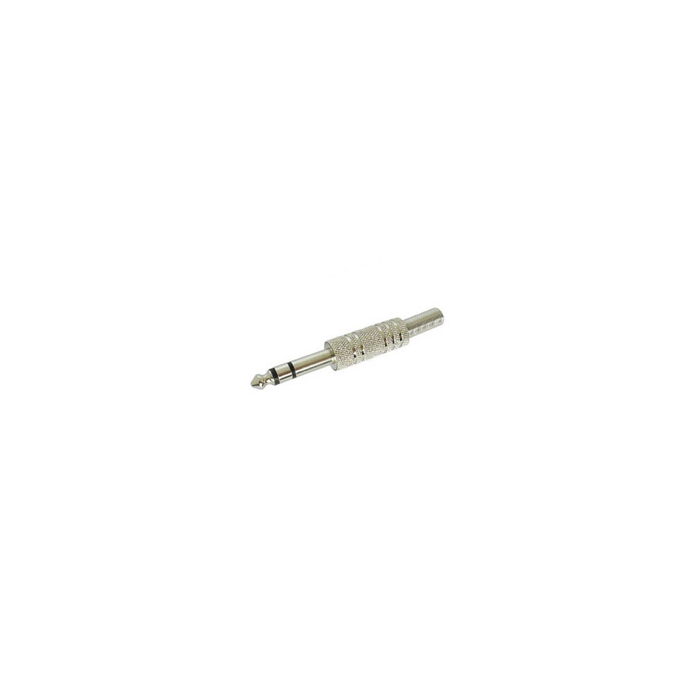 JACK MALE 6.35mm STEREO NICKELE
