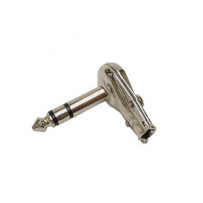 JACK MALE COUDE 6.35mm STEREO NICKELE