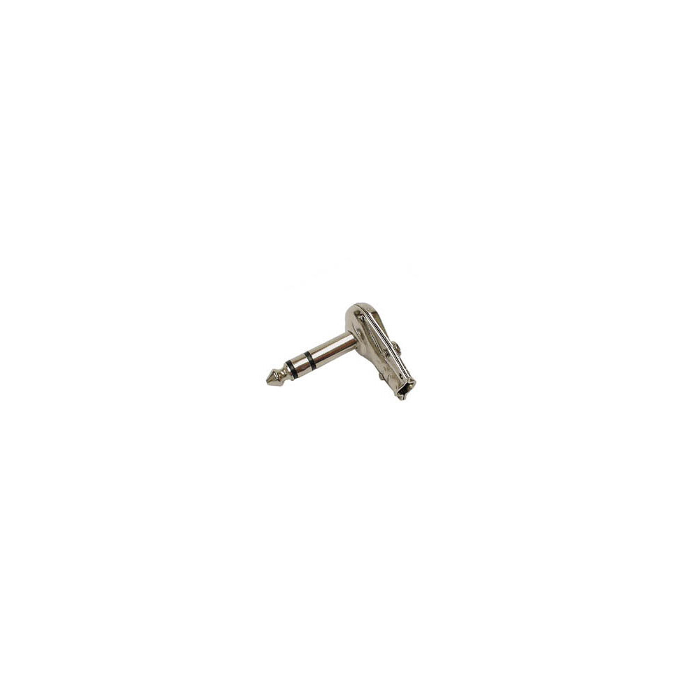 JACK MALE COUDE 6.35mm STEREO NICKELE