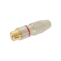FICHE RCA FEMELLE - CONTACT DORE - ROUGE
